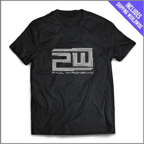 PW "Cyber Logo" T-shirt (Grey) FREE SHIPPING