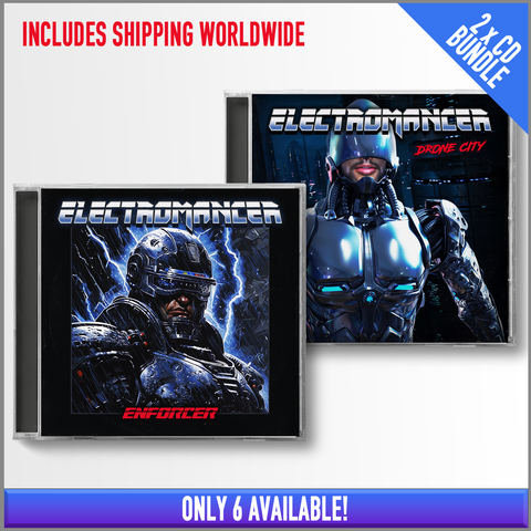 "ENFORCER & DRONE CITY" Special Edition CD BUNDLE (Includes Shipping Worldwide)