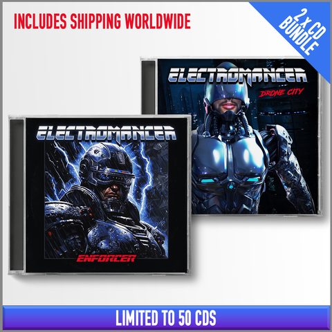 "ENFORCER & DRONE CITY" CD Pre-Order BUNDLE (Includes Shipping Worldwide)